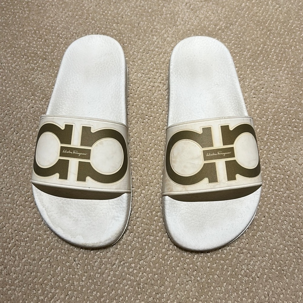 Ferragamo Women's Gancini Rubber Slide